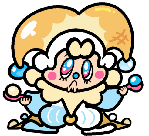 Ice Juggler: Flat Color, Standard Style, No Background