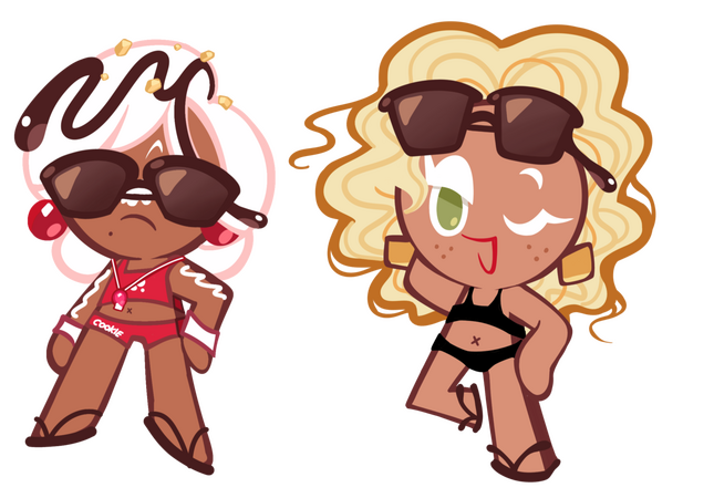 Sundae Cookie and Blondie Cookie: Kingdom Style